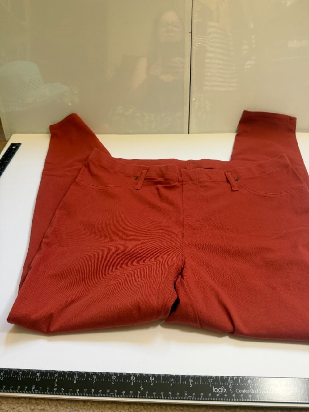 Terra & Sky Burnt Orange Jeggings W 1X - Picture 5 of 5
